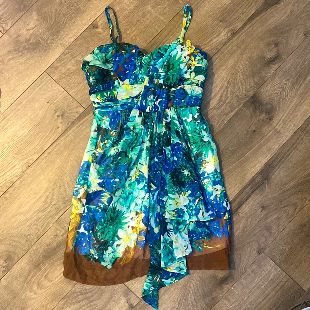Colorful Flowy XOXO Summer Dress